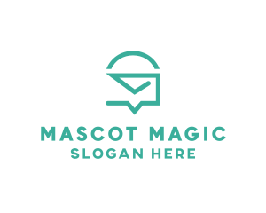 Mail Messaging Chat logo design