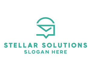 Mail Messaging Chat logo design