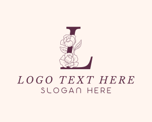 Floral Boutique Letter L logo