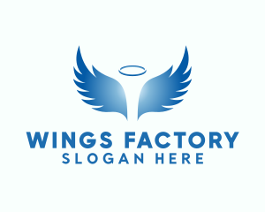 Blue Angel Wings logo