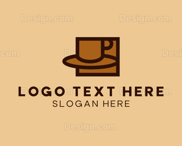 Cappuccino Coffee Cup Logo