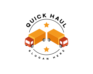 Freight Truck Logistics logo design