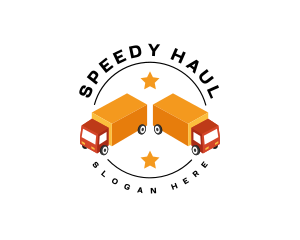 Freight Truck Logistics logo design