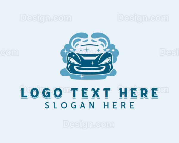 Car Cleaning Vehicle Logo