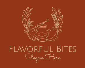 Natural Spices Grinder logo design