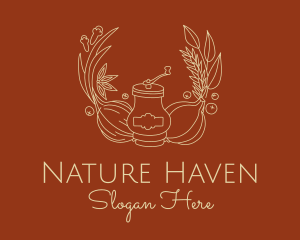 Natural Spices Grinder logo design