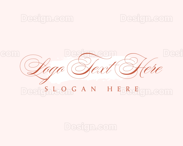 Luxury Skincare Beauty Logo