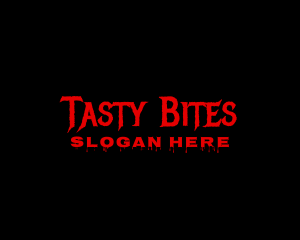 Scary Horror Business Logo