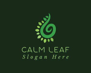 Oil Droplet Leaf logo design