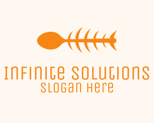 Orange Spoon Fish logo