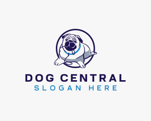 Animal Dog Leash logo design