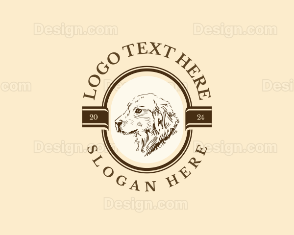 Vintage Dog Hound Logo