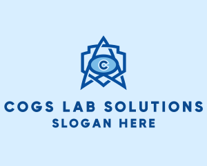 Science Lab Shield logo design