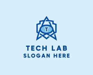 Science Lab Shield logo design