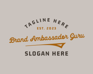 Retro Masculine Fashion Brand logo design