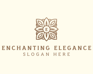 Elegant Wreath Wedding logo design