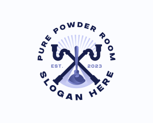 Plumbing Pipe Plunger logo