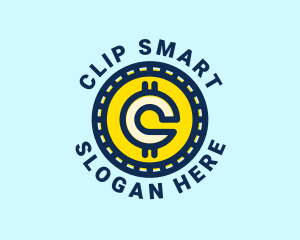 Crypto Coin Letter C logo design