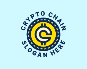 Crypto Coin Letter C logo design