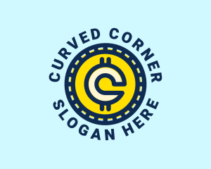 Crypto Coin Letter C logo design