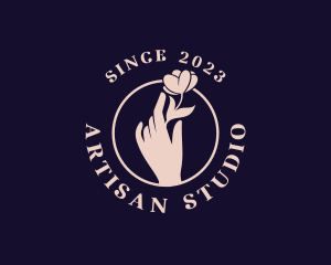 Hand Flower Spa  logo design