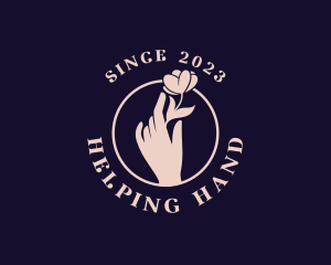 Hand Flower Spa  logo design