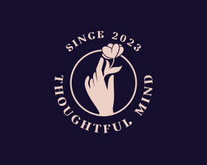 Hand Flower Spa  logo design