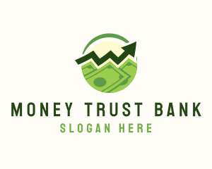 Money Currency Bank logo design