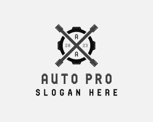 Automotive Lug Wrench logo design