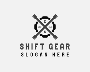 Lug Wrench Gear logo design