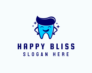 Dental Clinic Happy logo design