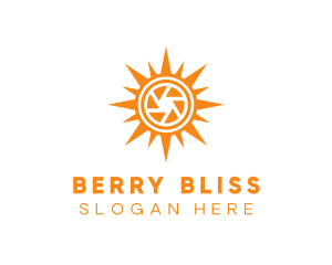 Solar Lens Shutter logo design