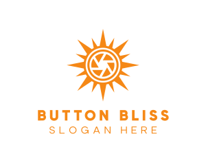 Solar Lens Shutter logo design