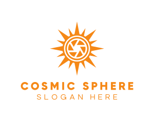 Solar Lens Shutter logo design