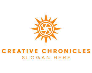 Solar Lens Shutter logo design