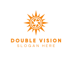 Solar Lens Shutter logo design