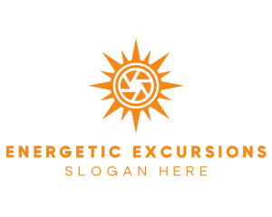 Solar Lens Shutter logo design