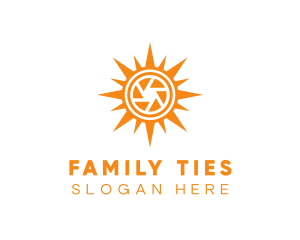 Solar Lens Shutter logo design