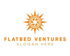 Solar Lens Shutter logo design