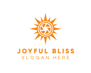 Solar Lens Shutter logo design