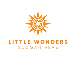 Solar Lens Shutter logo design