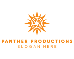 Solar Lens Shutter logo design