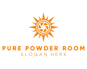 Solar Lens Shutter logo design