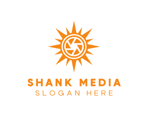 Solar Lens Shutter logo design