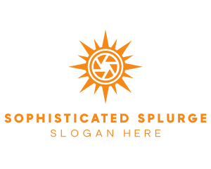 Solar Lens Shutter logo design