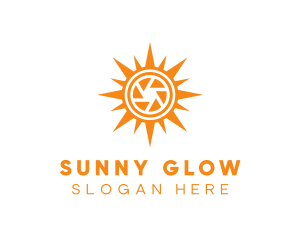 Solar Lens Shutter logo design