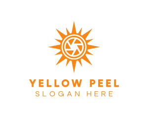 Solar Lens Shutter logo design