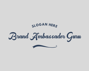 Quirky Cursive Brand logo design