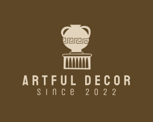 Pillar Pottery Artifact logo design