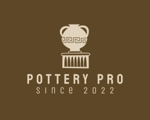 Pillar Pottery Artifact logo design